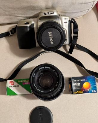 Nikon F50 + Nikon AF Nikkor 35-80mm+Sigma 70-210mm