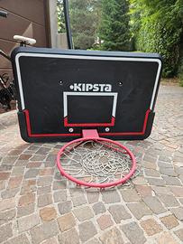 Canestro basket kipsta B400 tabellone+staffa muro