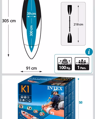 kayak gonfiabile 