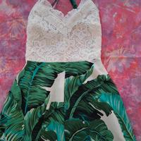 tutina pantagonna Shein con pizzo