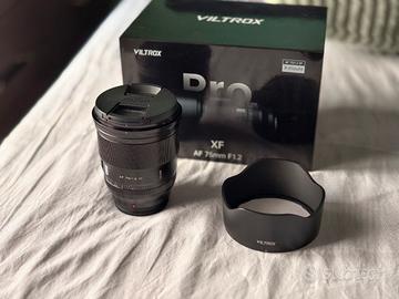Viltrox pro  75mm 1.2 Fuji X mount come nuovo 
