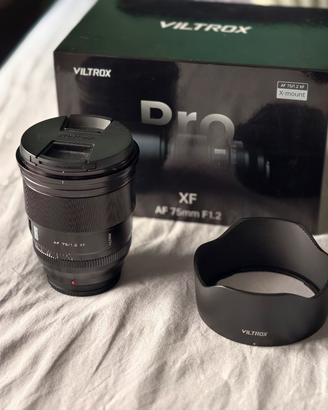 Viltrox pro  75mm 1.2 Fuji X mount come nuovo 