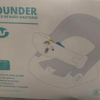 Riduttore/sediolina girevole per bagnetto