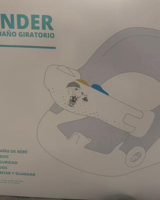 Riduttore/sediolina girevole per bagnetto