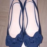 Scarpe blu con fiocco – No Brand
