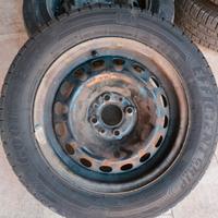 Cerchi in ferro raggio 14 Panda+Gomme