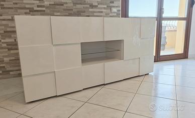 Mobile TV madia credenza contenitore dama bianco 