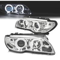 FARI BMW E46 COUPE 03-06 XENON OCCHI ANGEL CCFL FO
