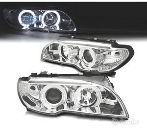 FARI BMW E46 COUPE 03-06 XENON OCCHI ANGEL CCFL FO