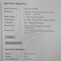 PC fisso computer set completo desk