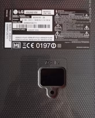 TV LG 49UH610V RICAMBI