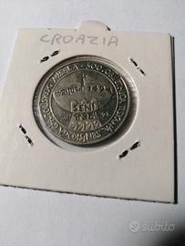 Croazia moneta da 5 Kuna del 1994