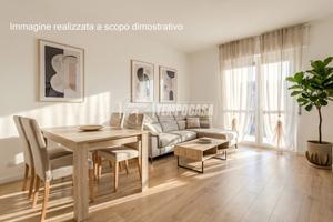 Ampio trilocale in centro con splendida vista Lago