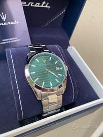 Orologio Maserati quadrante verde con box