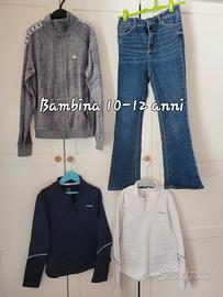 Jeans e 3 maglie 10-12 anni