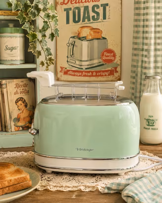 Tostapane Ariete Vintage 155 – Verde Pastello