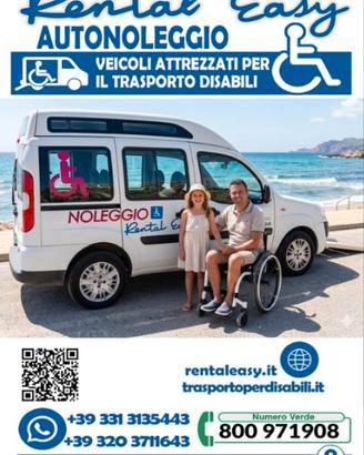 Noleggio Auto Trasporto Disabili Sedia a Rotelle