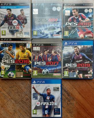 FIFA E PES PS3 E PS4