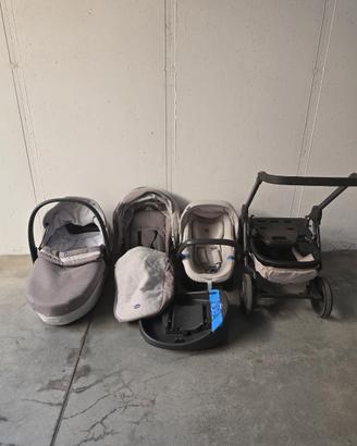Trio chicco style go, base auto e borsa