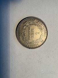 Governo provvisorio di Lombardia: 5 lire d'argento