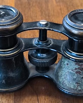 binocolo da teatro antico pelle
