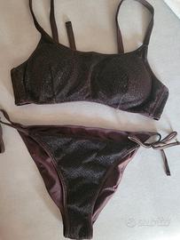 Costume marrone lurex nuovo