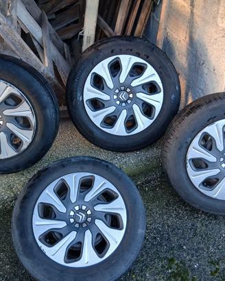 4 CERCHIONI CITROEN C3 CON GOMME 185 65 R15