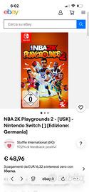NBA 2K Playgrounds 2 Nintendo switch