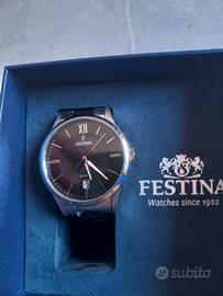 OROLOGIO FESTINA F20425/3 UOMO ANALOGICO ACCIAIO