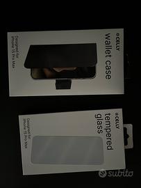 Custodia e vetro iphone 15 pro max