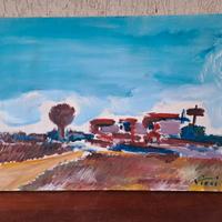 Quadro Pittura Olio su Tela 