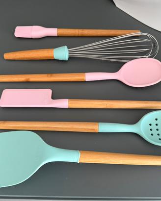 Attrezzi da cucina legno/silicone Ernesto