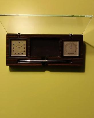 Orologio da tavolo Bulova con termometro