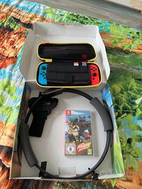 switch+ring fit+jurassic park+mario paper
