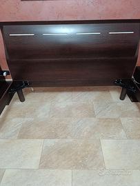 Letto completo matrimoniale rete+materasso