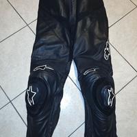 Pantaloni pelle alpinestars tg 52