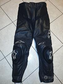 Pantaloni pelle alpinestars tg 52