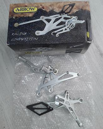 Pedane fisse arrow racing suzuki gsz 750 r 96/99