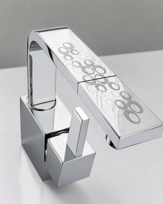 Miscelatore Lavabo Newform Tattoo Cromato Design M