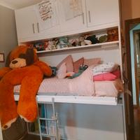 mobile letto e scrivania a scomparsa 
