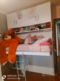 mobile letto e scrivania a scomparsa 