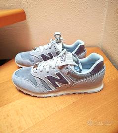 New Balance 373 Sneaker Donna 36.5 EU Grigio/Lilla