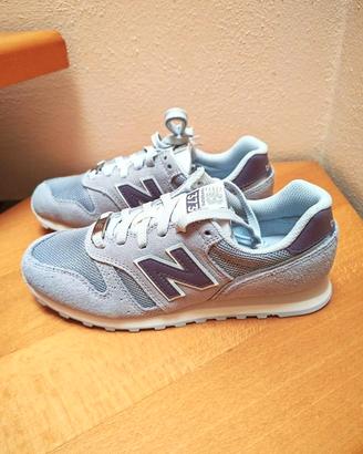 New Balance 373 Sneaker Donna 36.5 EU Grigio/Lilla