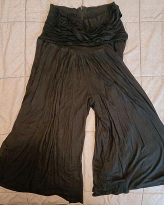 Gonna pantalone lungo nera