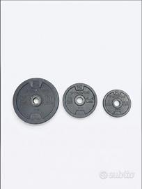 SET DISCHI DI GHISA DOMYOS  DECATHLON 58 KG