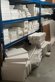 Polistirolo di varie forme e dimensioni