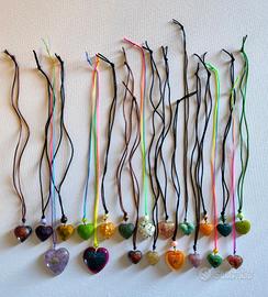 Collana Cuore In Resina 02.
