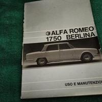 uso e manutenzione alfa romeo 1750