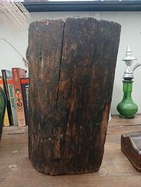 Tronco in legno massiccio