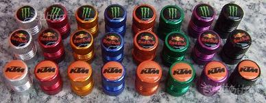 Tappi valvola pneumatici per ktm, redbull, monster